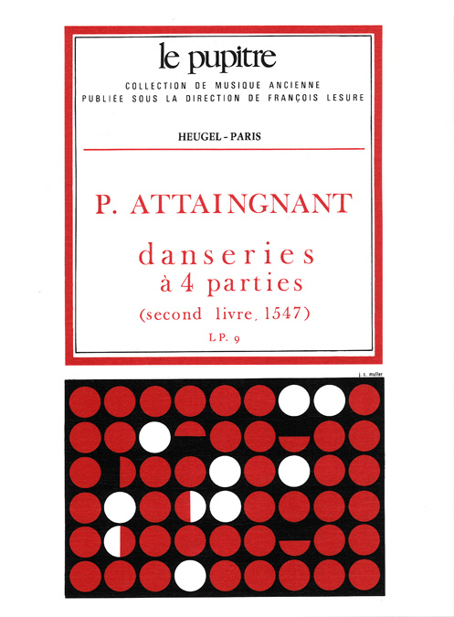 Cover: 9790047318268 | Pierre Attaignant: Danseries a Quatre Parties | Pierre Attaingnant