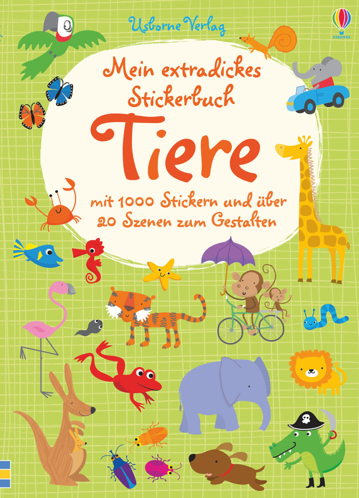 Cover: 9781782326816 | Mein extradickes Stickerbuch: Tiere | Fiona Watt | Taschenbuch | 88 S.