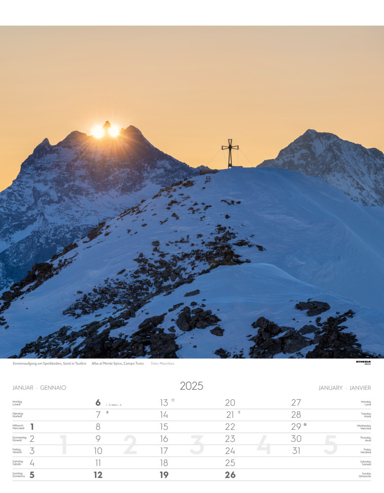 Bild: 9788868397401 | Südtirol Kalender 2025 | Alto Adige - South Tyrol | Verlag | Kalender