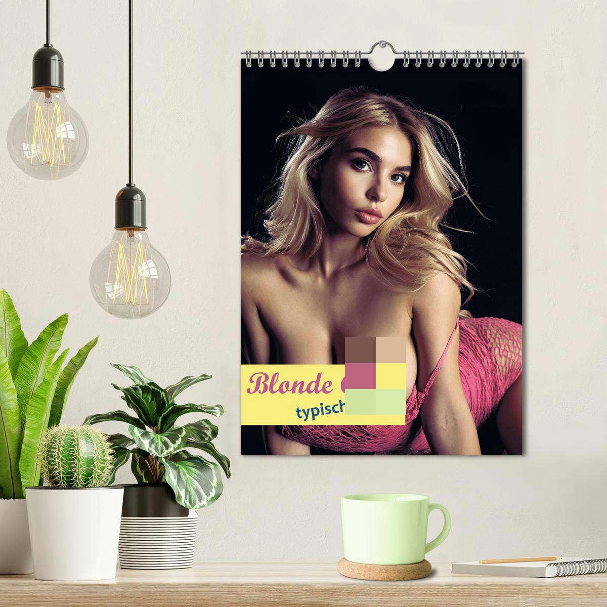 Bild: 9783457257807 | Blonde Girls typisch pink (Wandkalender 2026 DIN A4 hoch), CALVENDO...