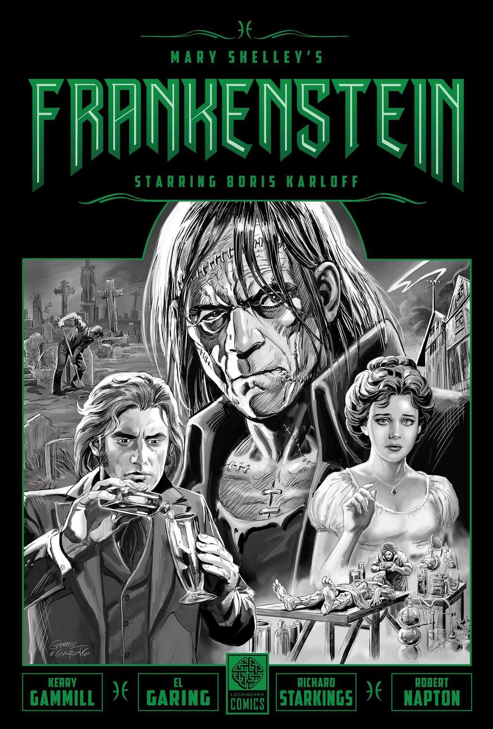 Cover: 9781681161297 | Mary Shelley's Frankenstein Starring Boris Karloff | Mary Shelley