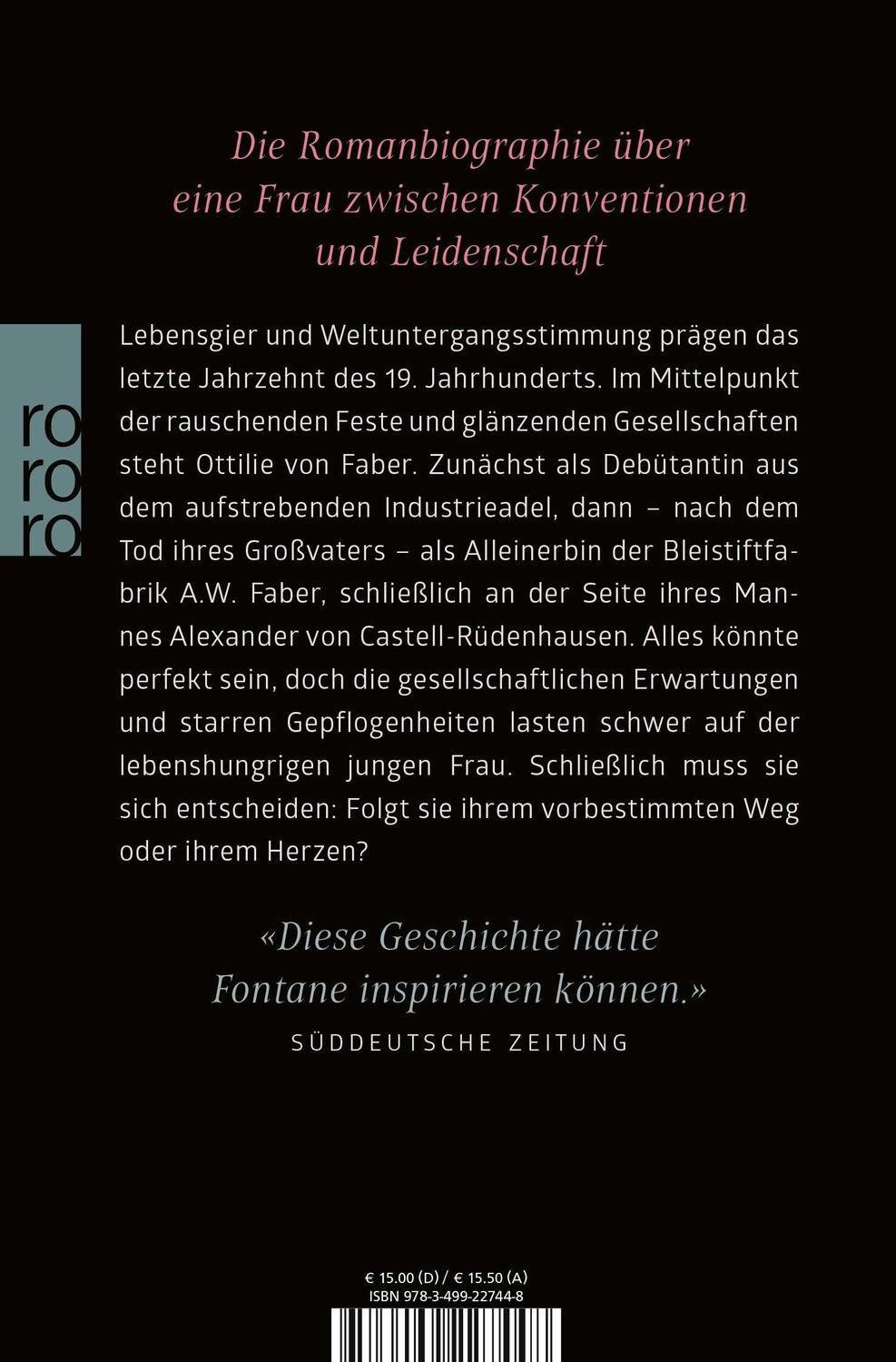 Rückseite: 9783499227448 | Eine Zierde in ihrem Hause | Asta Scheib | Taschenbuch | 496 S. | 2000