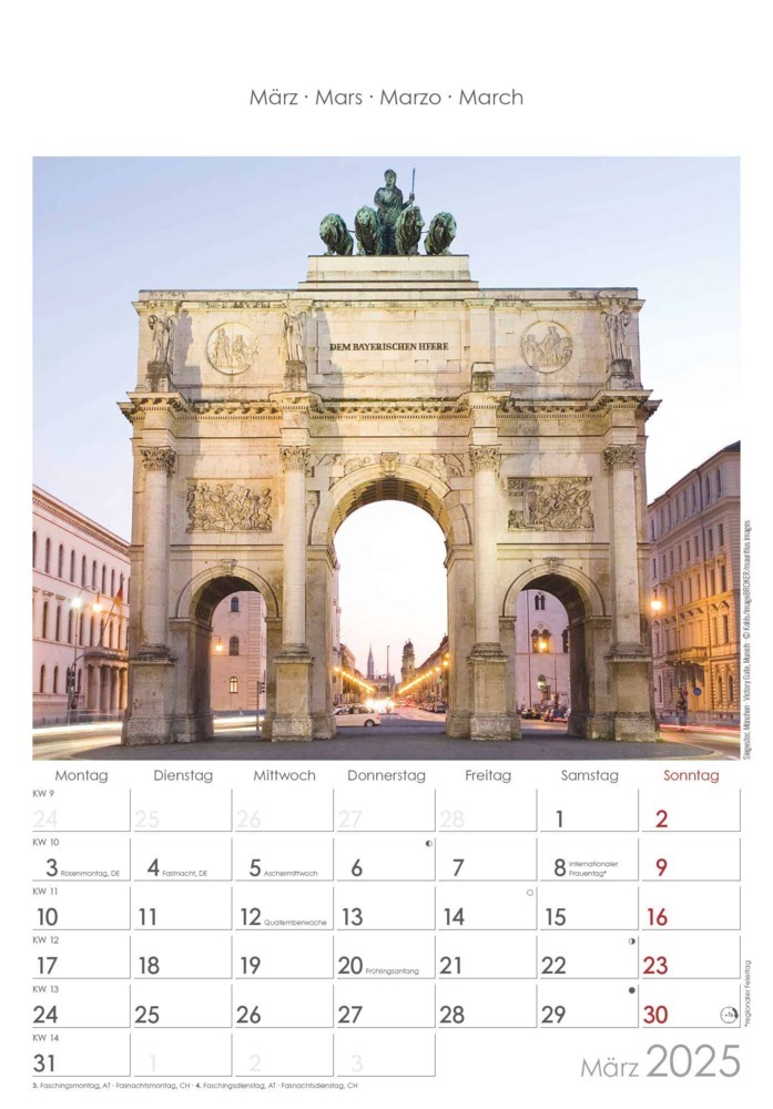 Bild: 4251732341190 | Alpha Edition - Bayern 2025 Bildkalender, 23,7x34cm, Wandkalender...