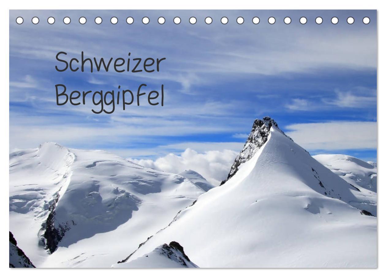 Cover: 9783435269839 | Schweizer Berggipfel (Tischkalender 2025 DIN A5 quer), CALVENDO...