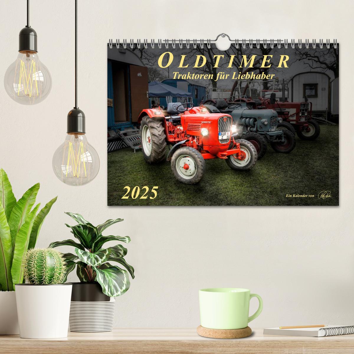 Bild: 9783435609710 | Oldtimer - Traktoren für Liebhaber (Wandkalender 2025 DIN A4 quer),...