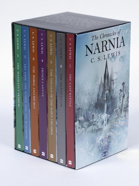 Cover: 9780064471190 | The Chronicles of Narnia Rack Paperback 7-Book Box Set | C S Lewis