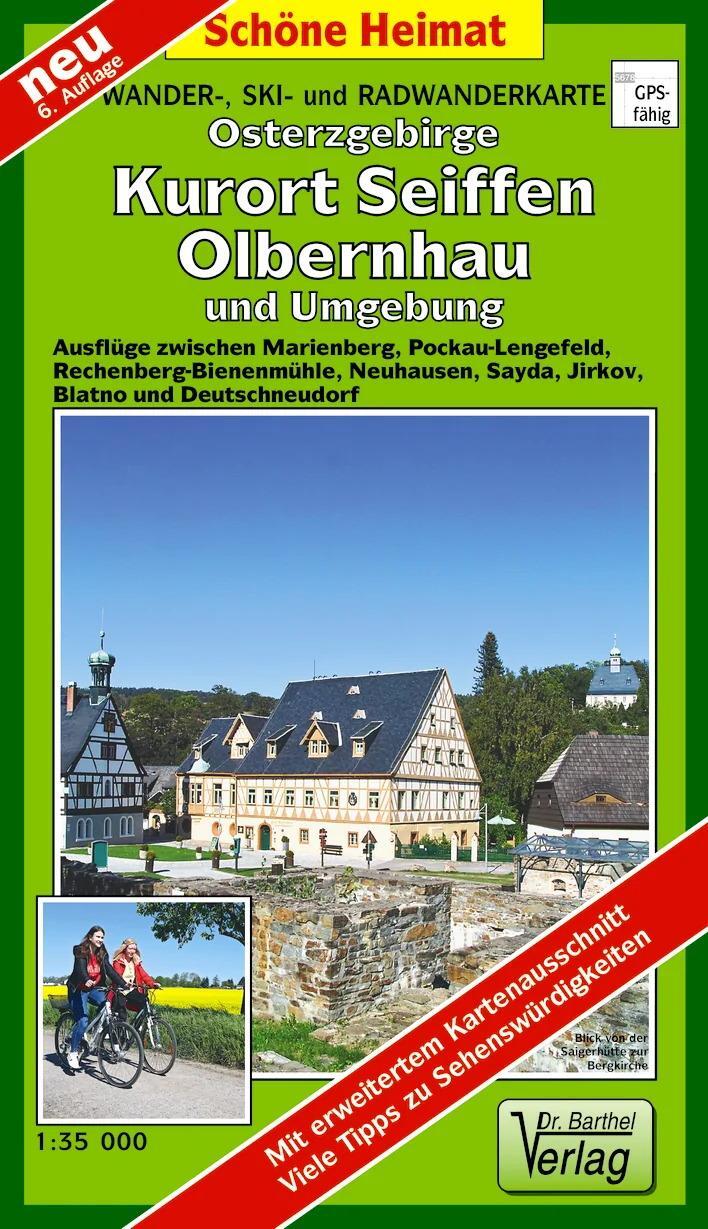 Cover: 9783895910562 | Wander- Ski- und Radwanderkarte Osterzgebirge, Kurort Seiffen,...