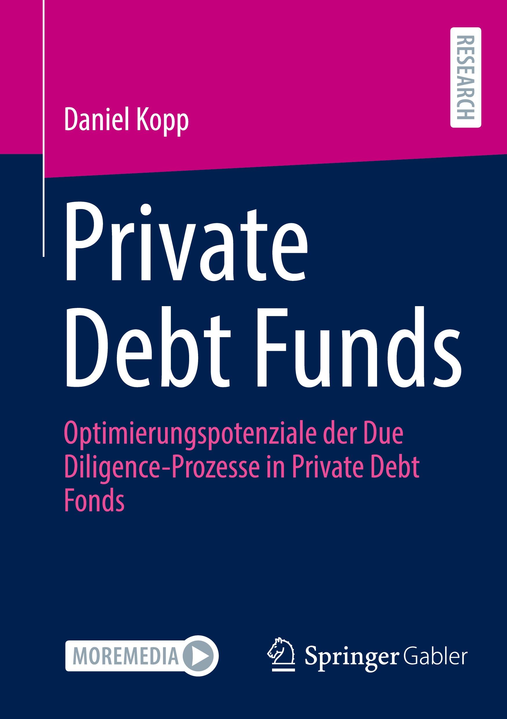 Cover: 9783658463830 | Private Debt Funds | Daniel Kopp | Taschenbuch | xxviii | Deutsch