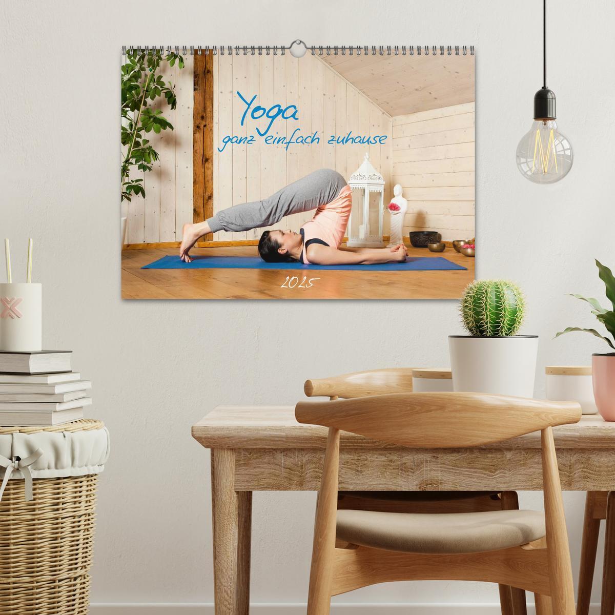 Bild: 9783435561445 | Yoga - ganz einfach zuhause (Wandkalender 2025 DIN A3 quer),...