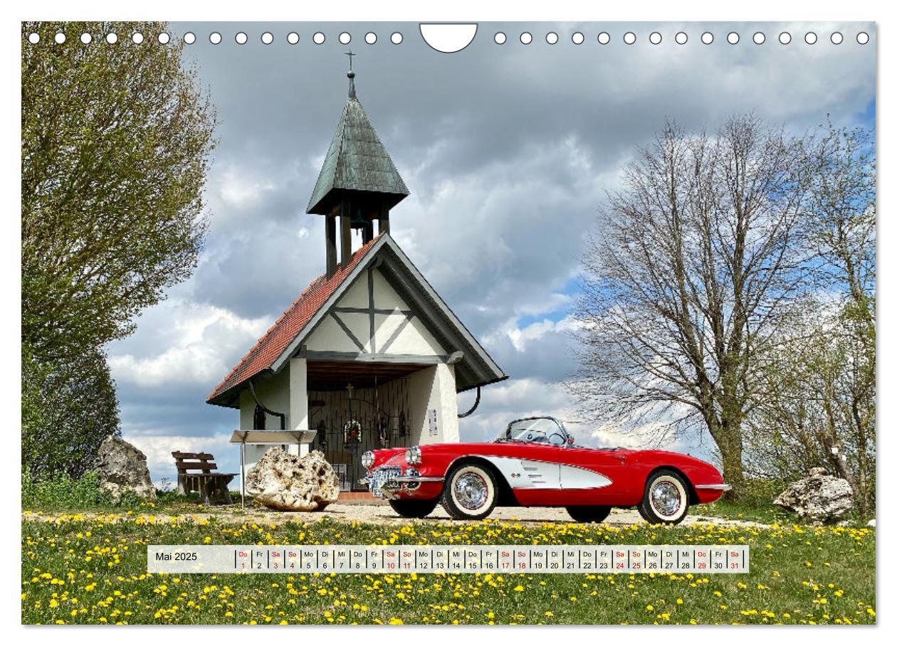 Bild: 9783383998829 | American Deam Car Corvette C1 (Wandkalender 2025 DIN A4 quer),...