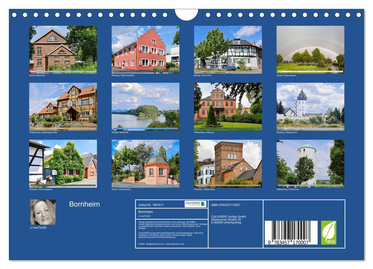 Bild: 9783457170007 | Bornheim (Wandkalender 2025 DIN A4 quer), CALVENDO Monatskalender