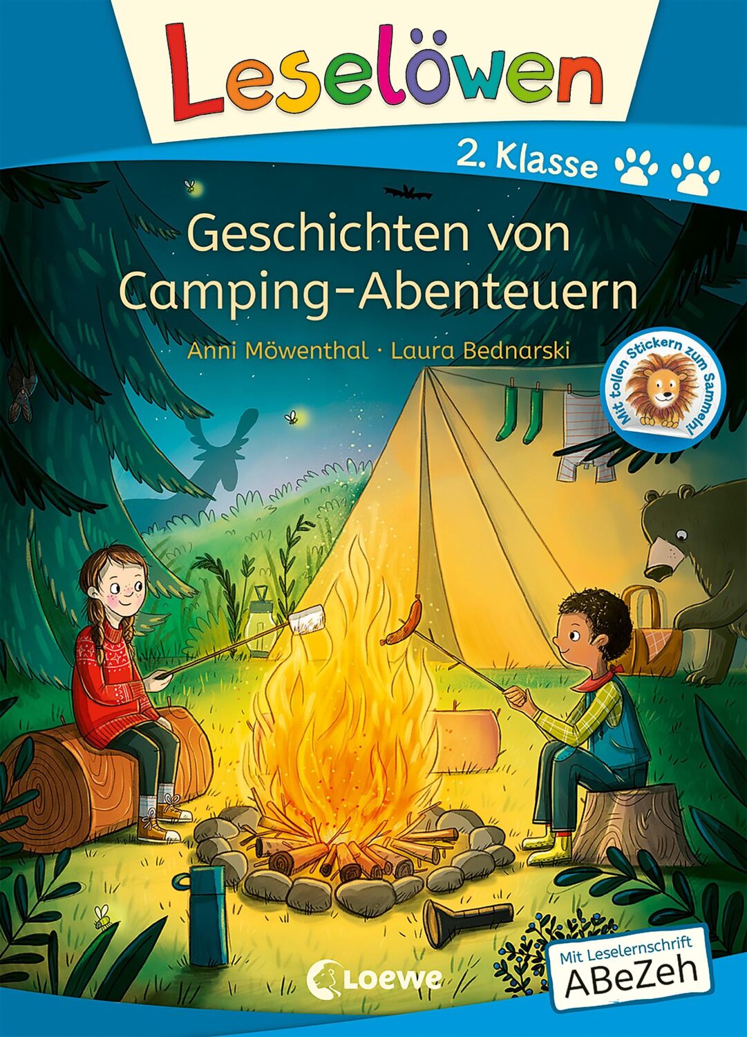 Cover: 9783743211742 | Leselöwen 2. Klasse - Geschichten von Camping-Abenteuern | Möwenthal