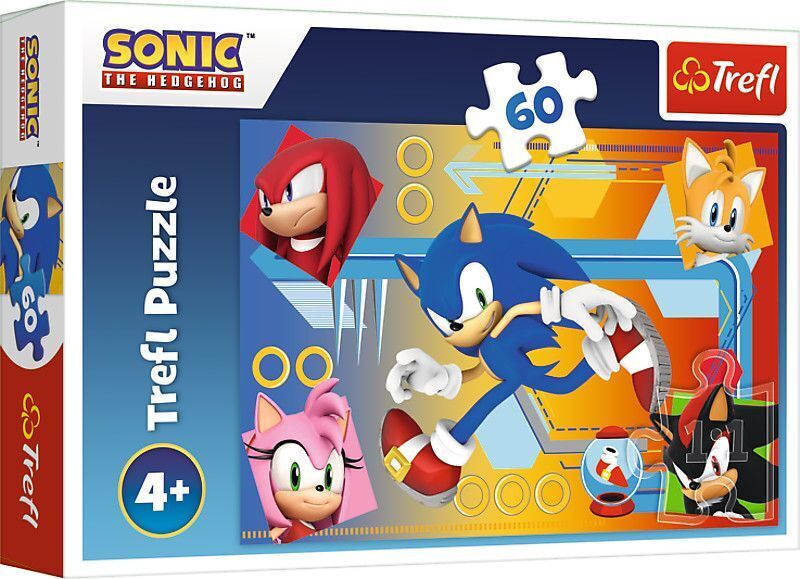 Cover: 5900511173871 | Puzzle 60 - Sonic | Spiel | In Kartonage | 17387 | 2024 | Trefl