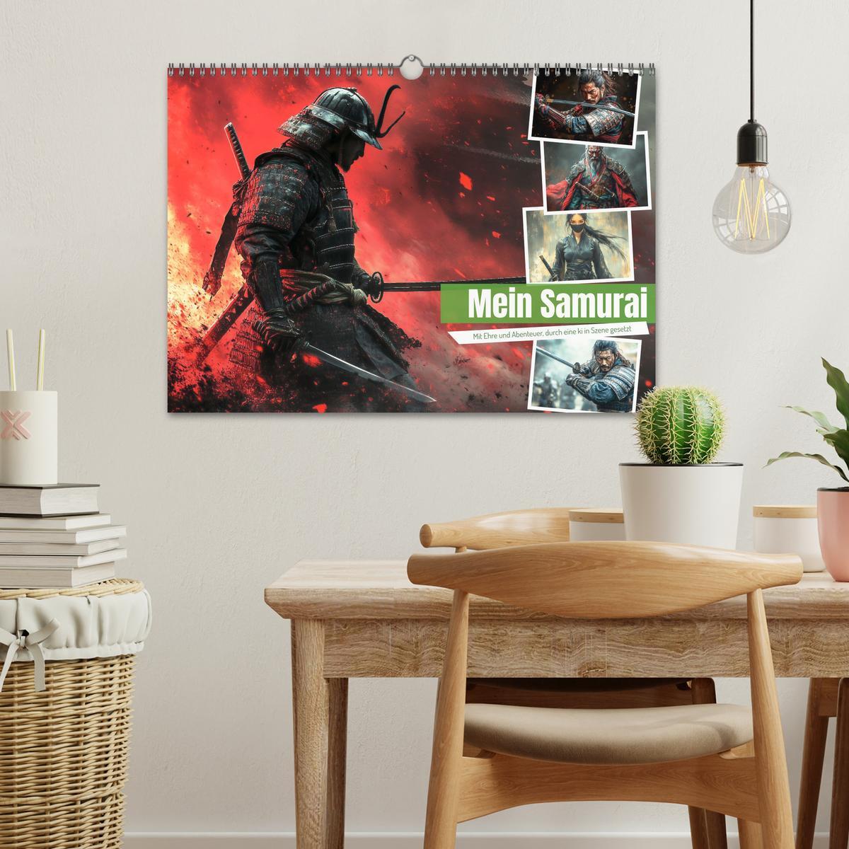 Bild: 9783457213032 | Mein Samurai (Wandkalender 2025 DIN A3 quer), CALVENDO Monatskalender