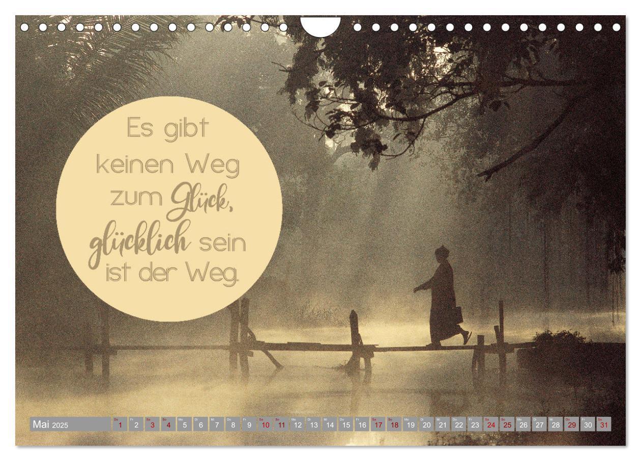 Bild: 9783435067152 | ACHTSAMKEIT - Wege des Glücks (Wandkalender 2025 DIN A4 quer),...