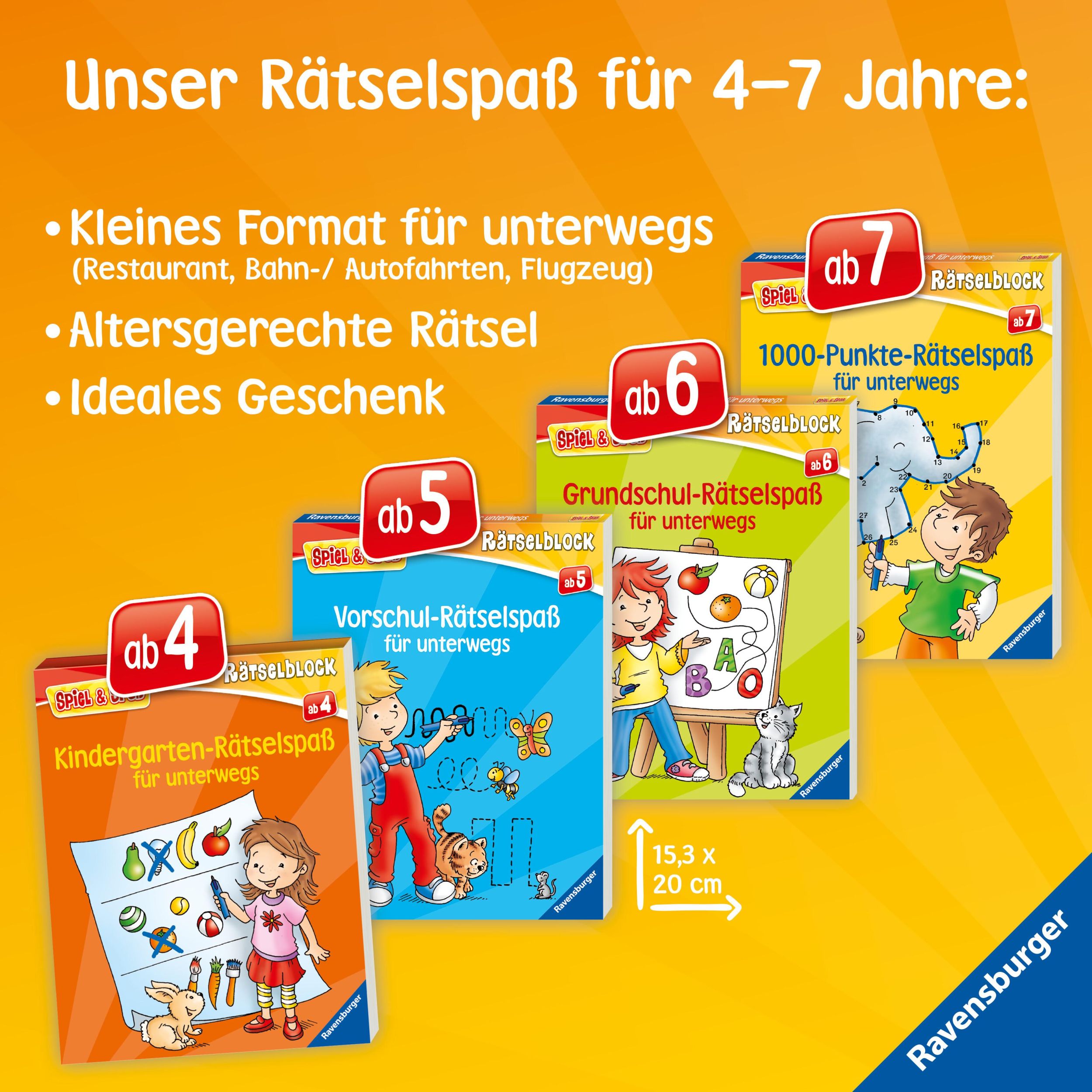 Bild: 9783473559831 | Kindergarten-Rätselspaß für unterwegs | Stefan Lohr | Taschenbuch