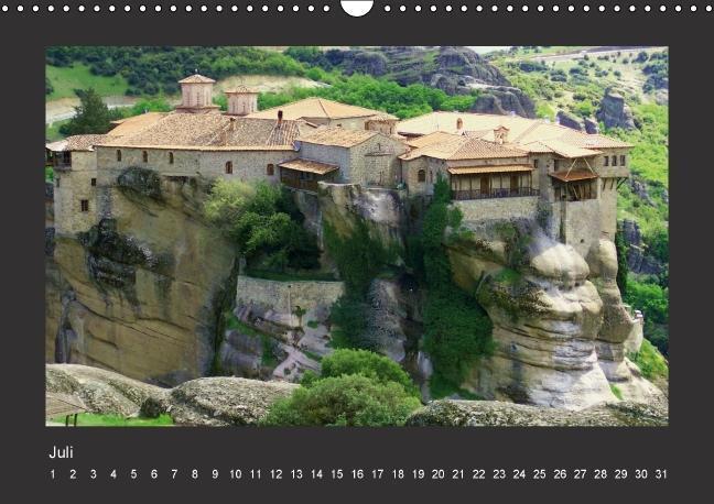 Bild: 9783660203462 | Meteora-Klöster in Griechenland (Wandkalender immerwährend DIN A3...