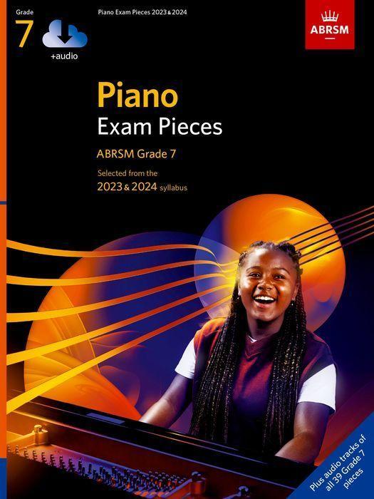 Cover: 9781786014696 | Piano Exam Pieces 2023 &amp; 2024, ABRSM Grade 7, with audio | Abrsm