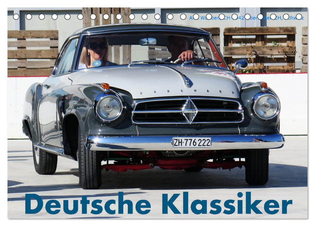 Cover: 9783435066681 | Deutsche Klassiker (Tischkalender 2025 DIN A5 quer), CALVENDO...