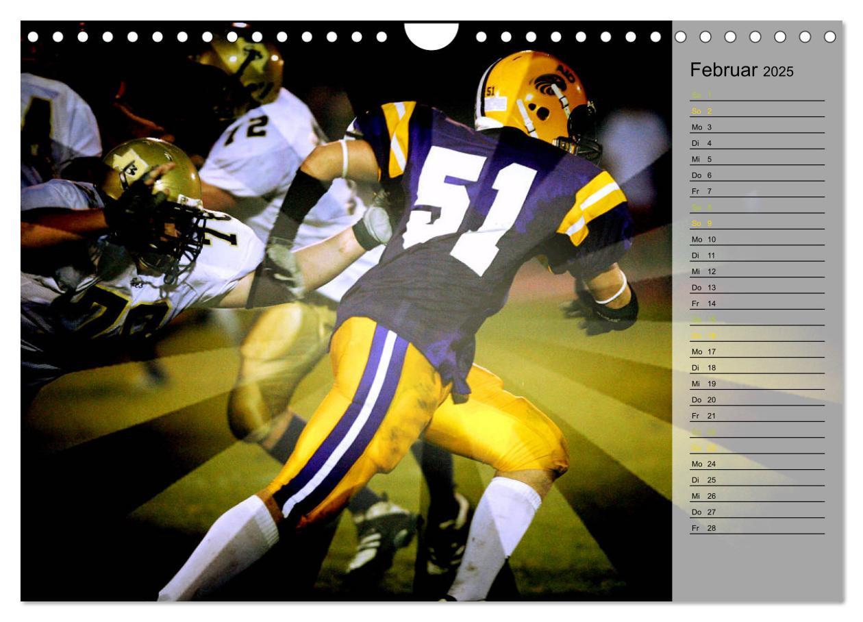 Bild: 9783435417285 | HEROES - American Football (Wandkalender 2025 DIN A4 quer),...