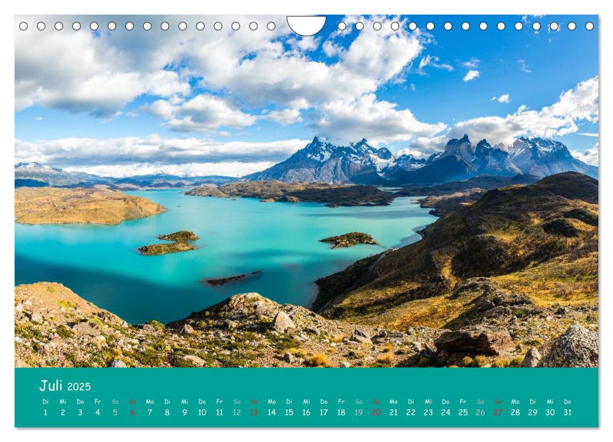 Bild: 9783435595235 | Patagonien 2025 - Traumziel in den Anden (Wandkalender 2025 DIN A4...