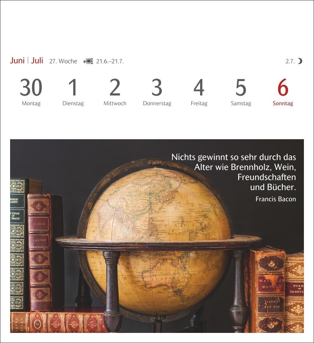 Bild: 9783840034442 | Die Welt der Bücher Postkartenkalender 2025 - Wochenkalender mit 53...