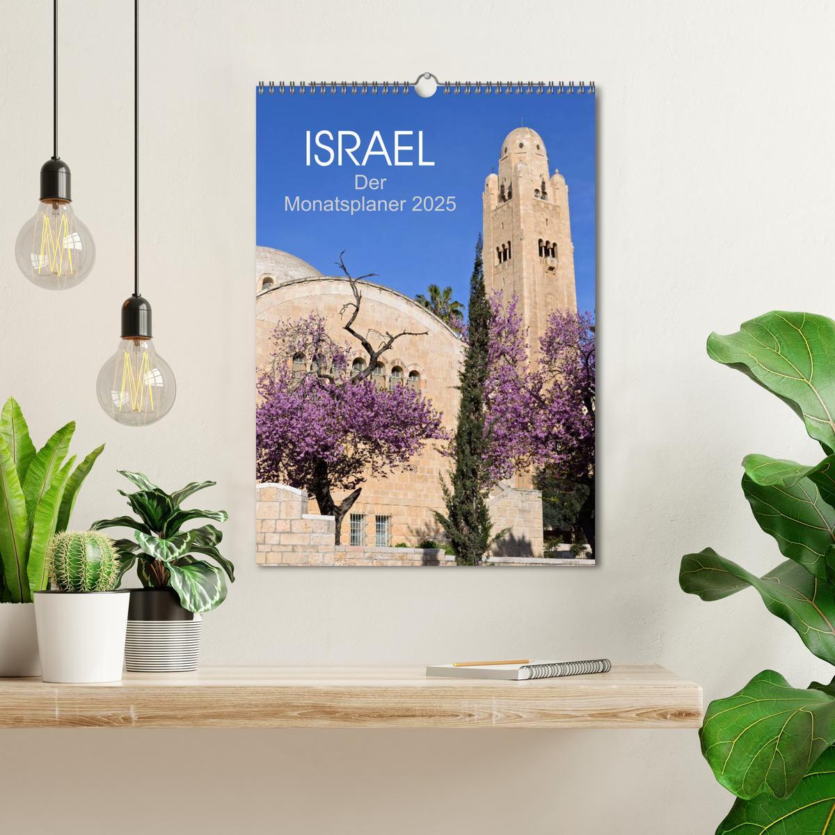 Bild: 9783435960149 | Israel - Der Monatsplaner 2025 (Wandkalender 2025 DIN A3 hoch),...