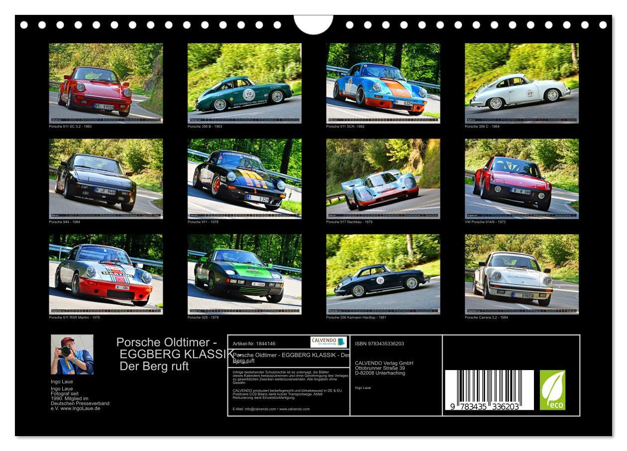 Bild: 9783435336203 | Porsche Oldtimer - EGGBERG KLASSIK - Der Berg ruft (Wandkalender...