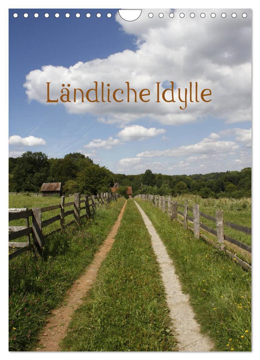 Cover: 9783457087275 | Ländliche Idylle (Wandkalender 2025 DIN A4 hoch), CALVENDO...