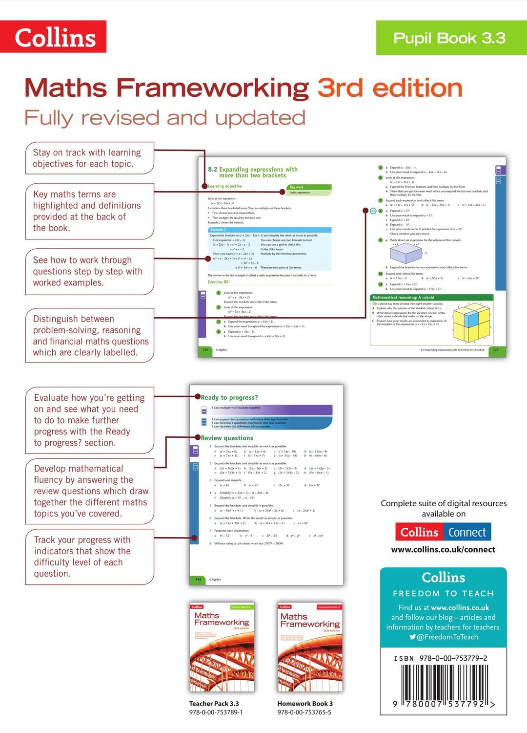 Rückseite: 9780007537792 | KS3 Maths Pupil Book 3.3 | Brian Speed (u. a.) | Taschenbuch | 2014