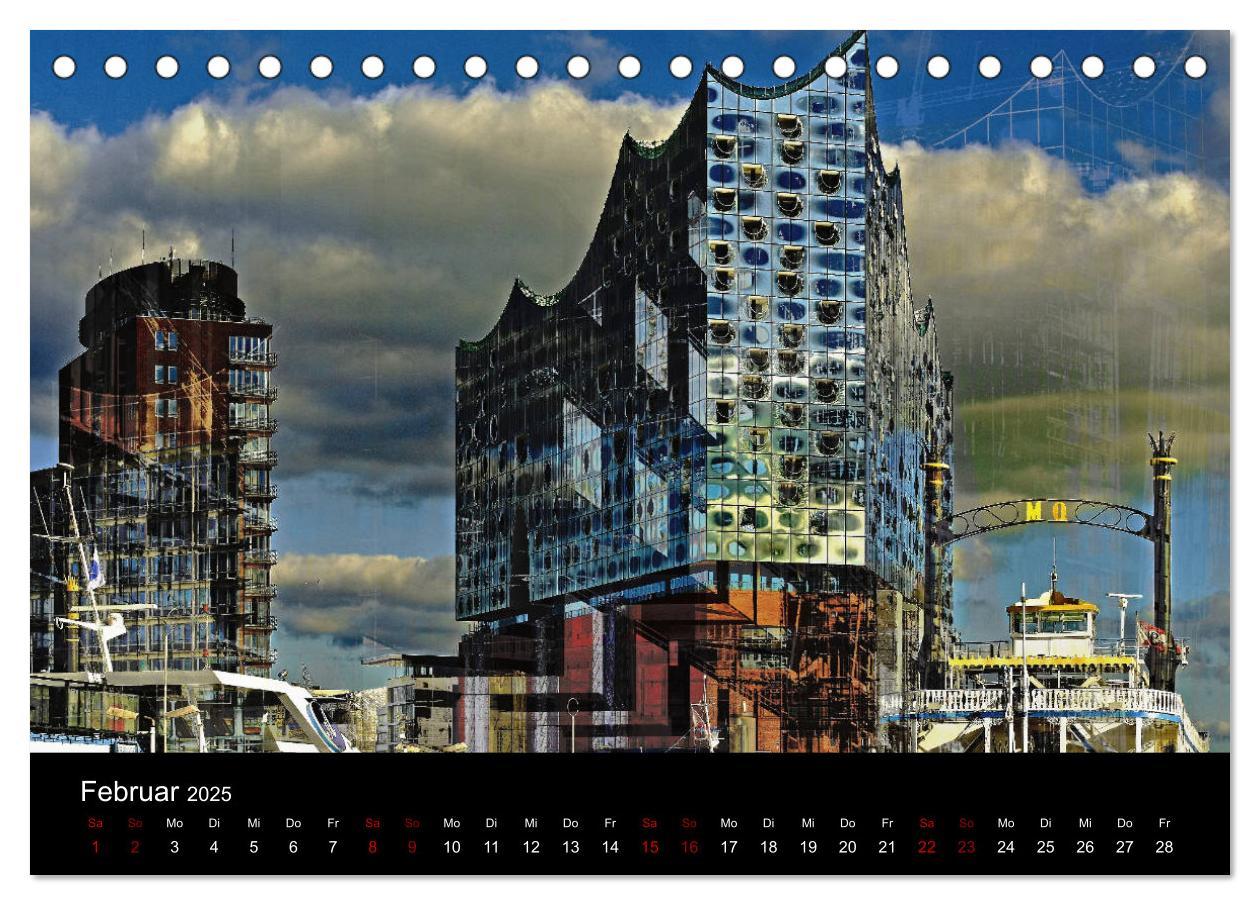 Bild: 9783435375691 | Elbphilharmonie-ARTig (Tischkalender 2025 DIN A5 quer), CALVENDO...