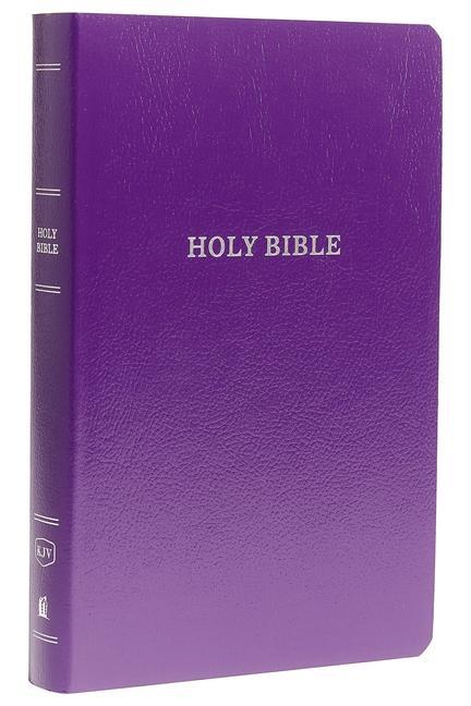 Cover: 9780718097943 | KJV, Gift and Award Bible, Imitation Leather, Purple, Red Letter...