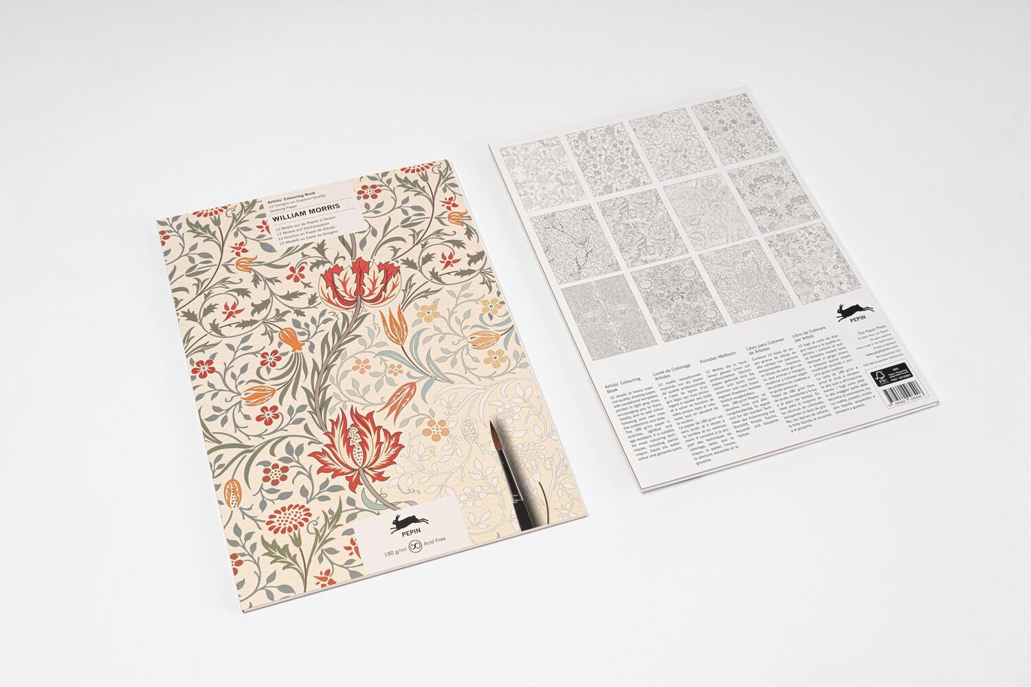 Cover: 9789460098406 | William Morris | Artists' Colouring Book | Pepin Van Roojen | Buch