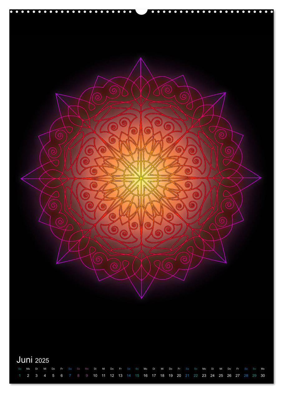 Bild: 9783435952410 | Mandala-Kalender 2025 (Wandkalender 2025 DIN A2 hoch), CALVENDO...