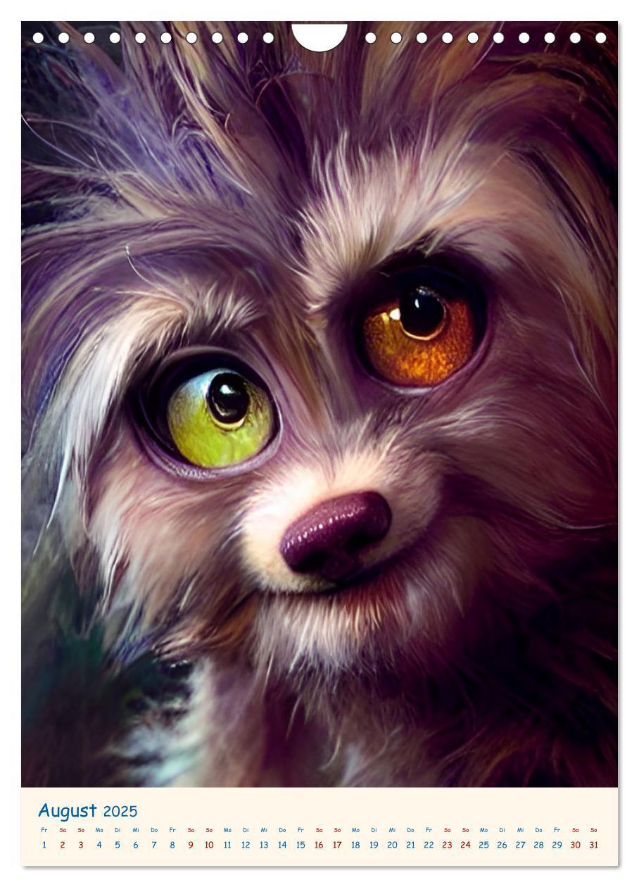 Bild: 9783435889778 | Liebenswerte Kuschelmonster - Digitalart (Wandkalender 2025 DIN A4...