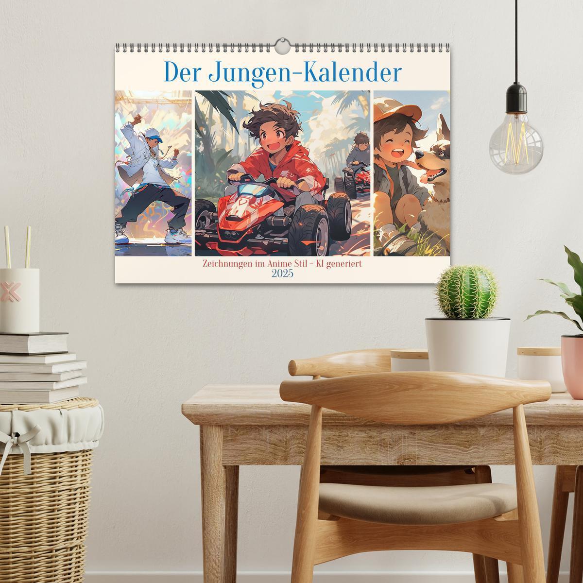 Bild: 9783457154823 | Der Jungen-Kalender (Wandkalender 2025 DIN A3 quer), CALVENDO...