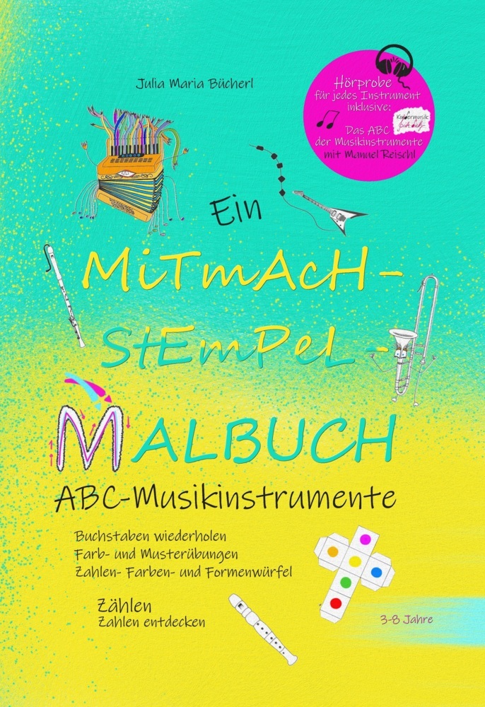 Cover: 9783689953720 | Ein Mitmach-Stempel-Malbuch | ABC-Musikinstrumente | Bücherl | Buch