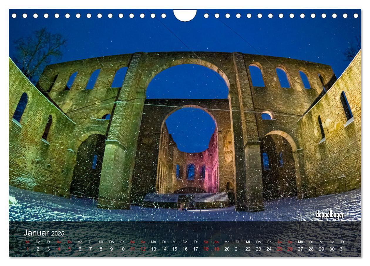 Bild: 9783435084241 | stiftsruine zu bad hersfeld (Wandkalender 2025 DIN A4 quer),...