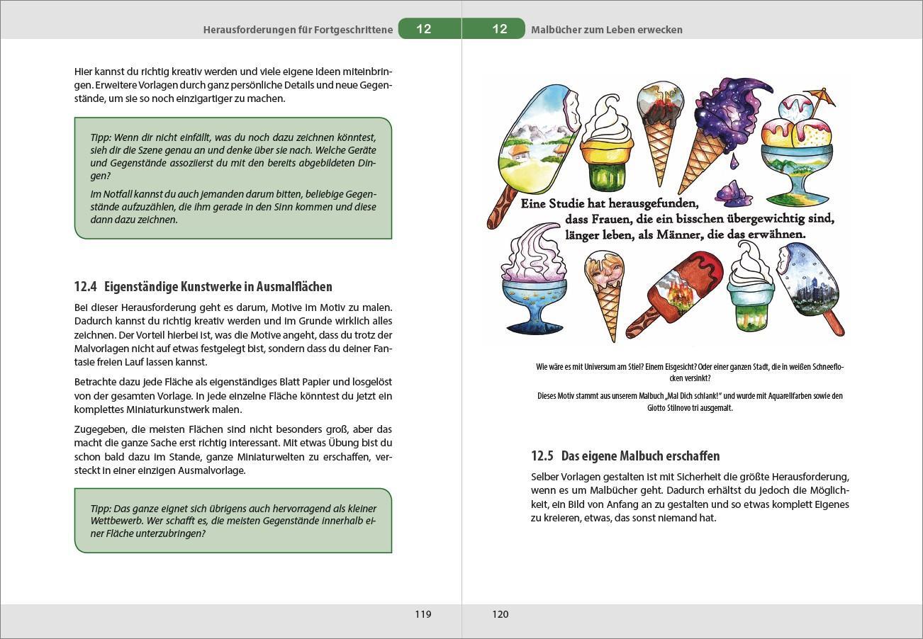 Bild: 9783832802622 | Kreative Ausmaltechniken - Malbücher zum Leben erwecken! | Anja Wenzke