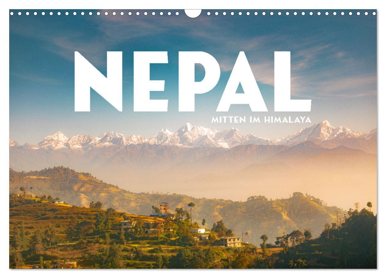 Cover: 9783435008360 | Nepal - Mitten im Himalaya (Wandkalender 2025 DIN A3 quer),...