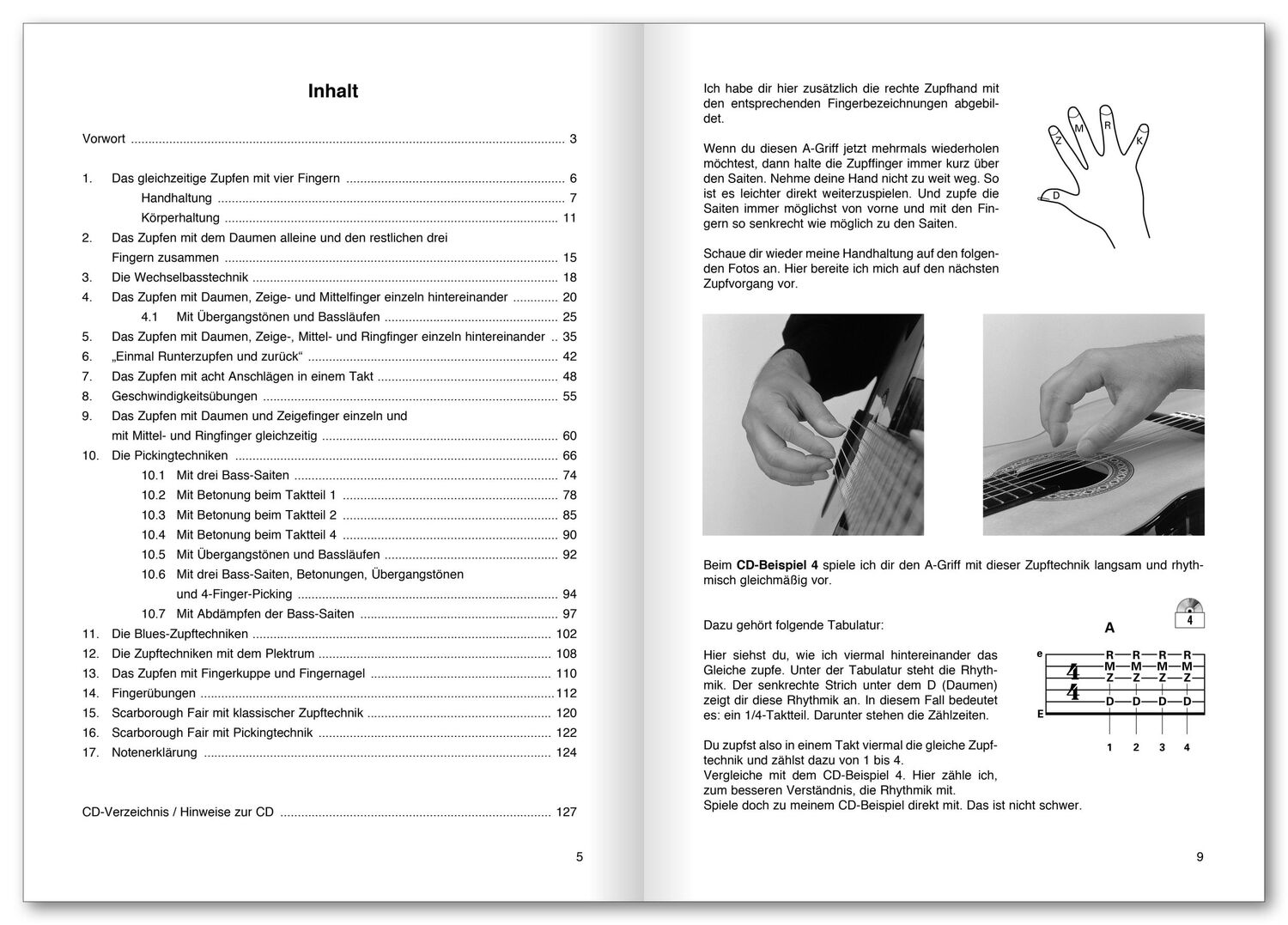 Bild: 9783802403859 | Peter Bursch's Zupftechniken für Gitarre | Peter Bursch | Taschenbuch