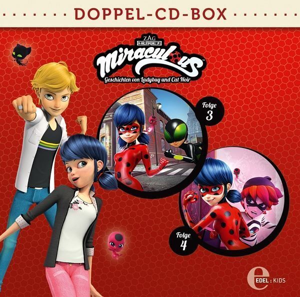 Cover: 4029759134428 | Miraculous - Miraculous-Doppel-Box. Box.2, 2 Audio-CD | Folge 3+4 | CD