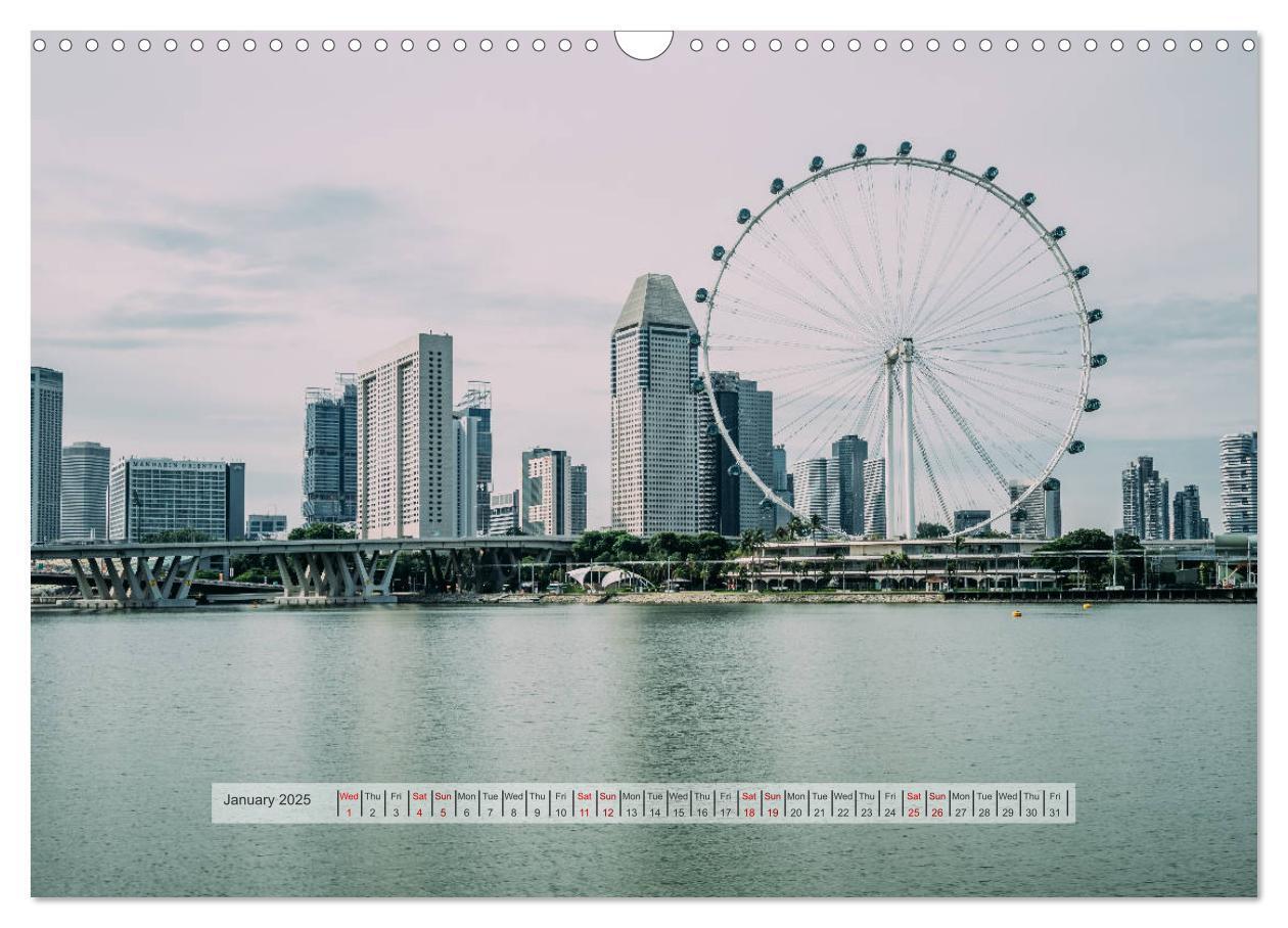 Bild: 9781325945061 | Discover Singapore (Wall Calendar 2025 DIN A3 landscape), CALVENDO...