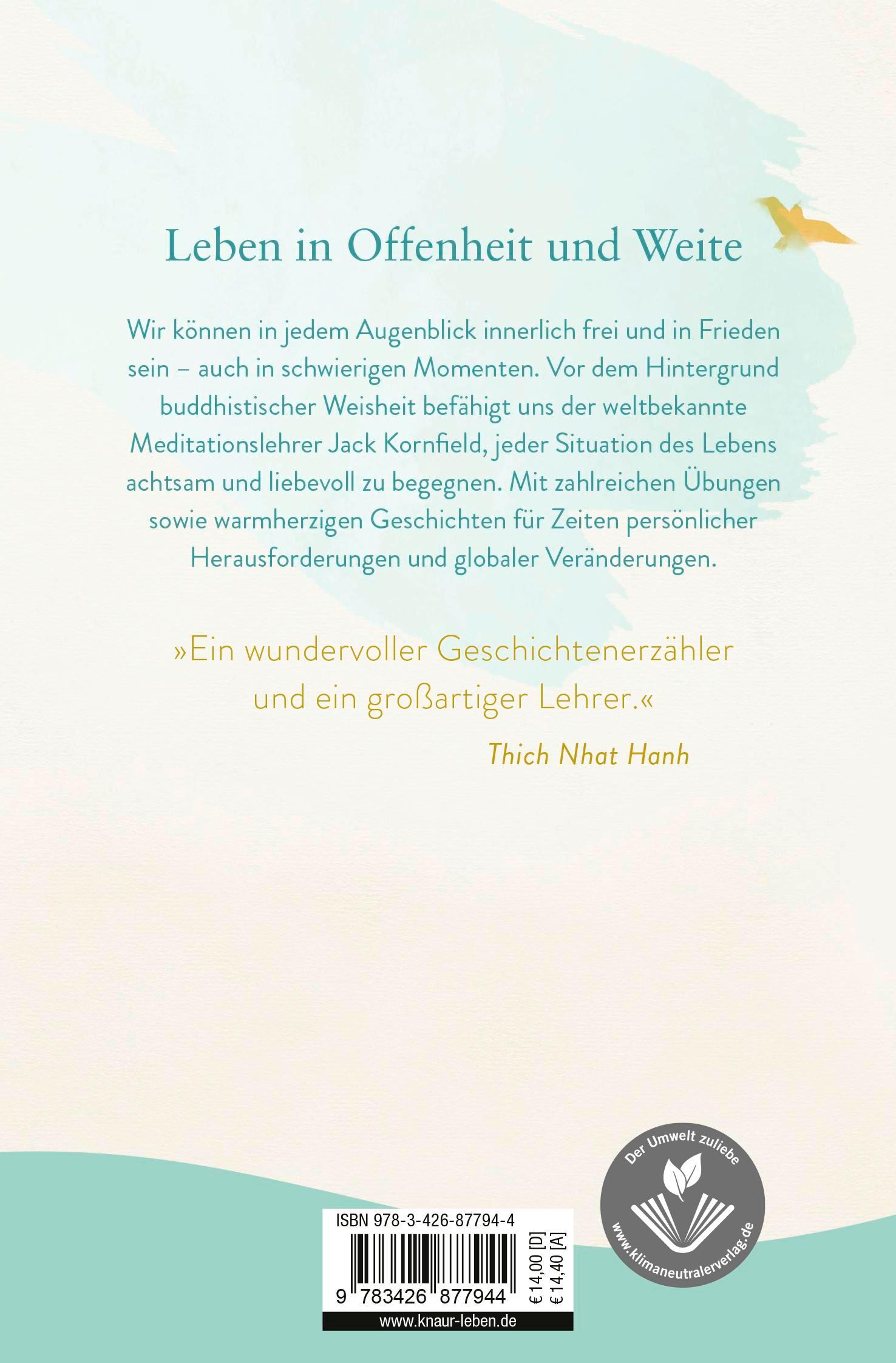 Rückseite: 9783426877944 | Wahre Freiheit | Jack Kornfield | Taschenbuch | 304 S. | Deutsch