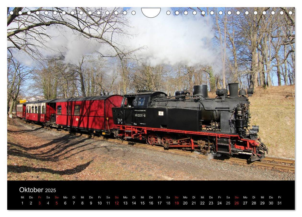 Bild: 9783435823239 | Dampfbahnromantik auf schmaler Spur (Wandkalender 2025 DIN A4...