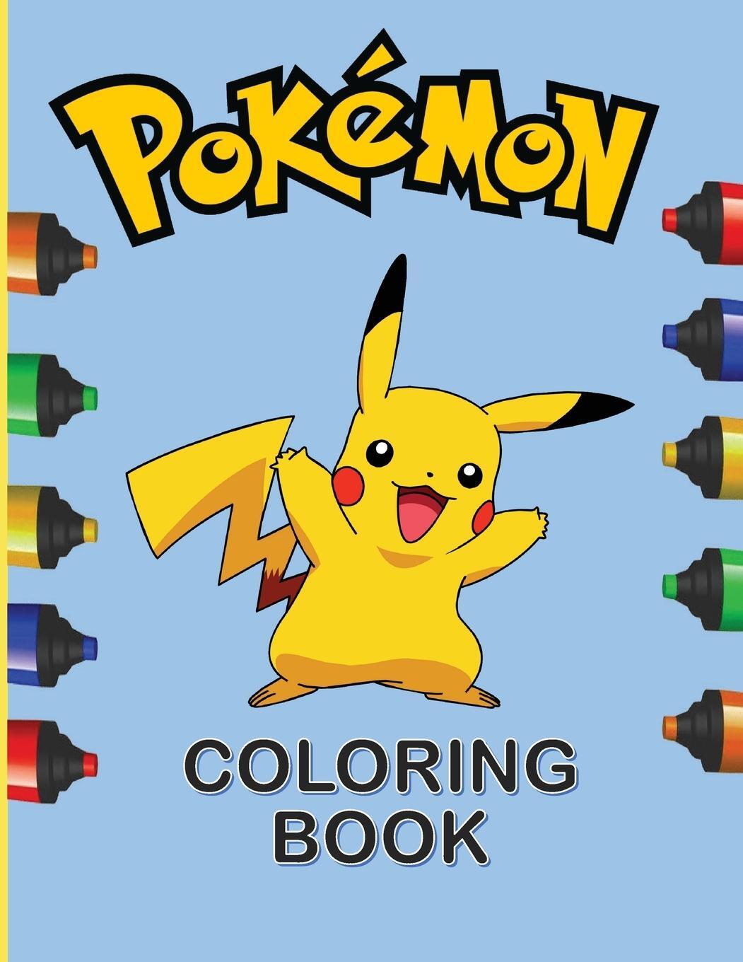 Cover: 9782826372127 | Official Pokemon Creative Colouring book For Kids All Age (Pokémon...