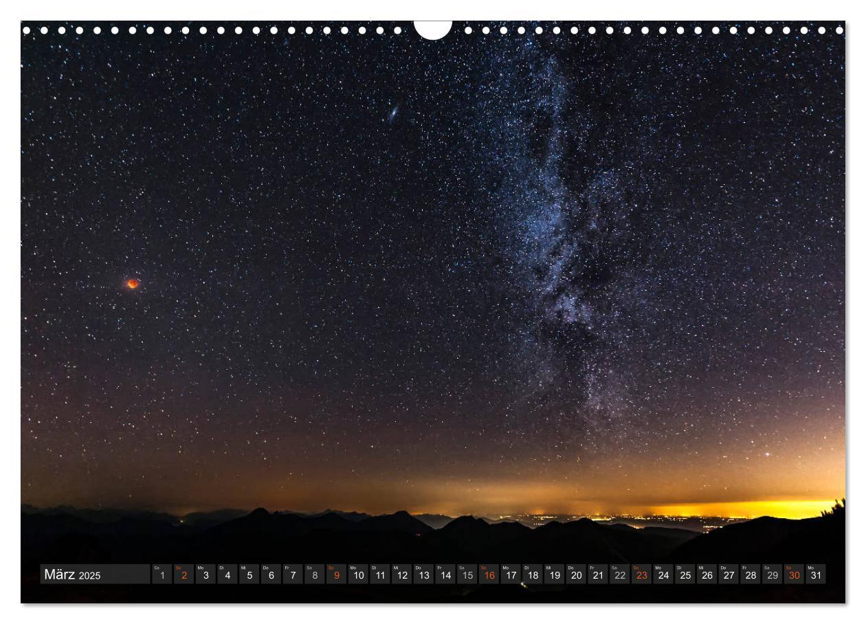 Bild: 9783435424245 | Himmelslichter - Mond und Sterne (Wandkalender 2025 DIN A3 quer),...