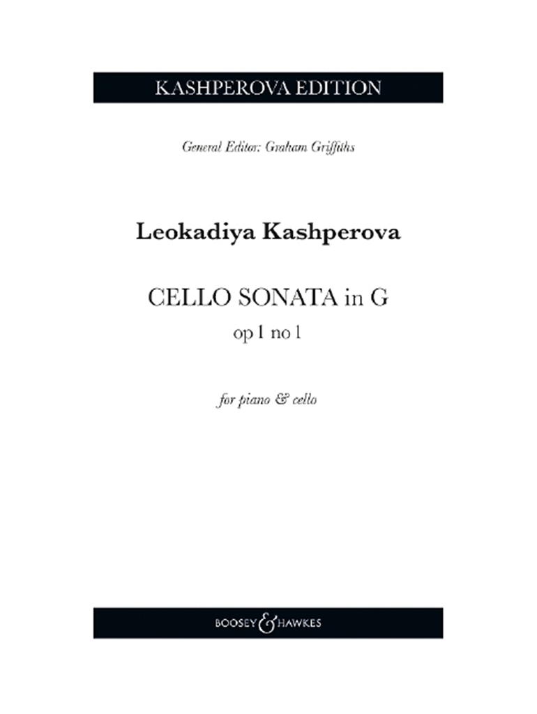 Cover: 9790060135033 | Cello Sonata No. 1 in G op. 1, Nr. 1 | Leokadiya Kashperova | Buch