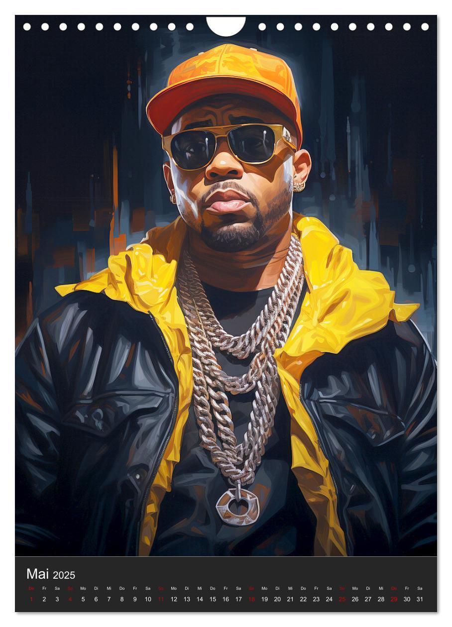 Bild: 9783435860524 | Rap Kings. Paintings im Streetwear-Charme (Wandkalender 2025 DIN A4...