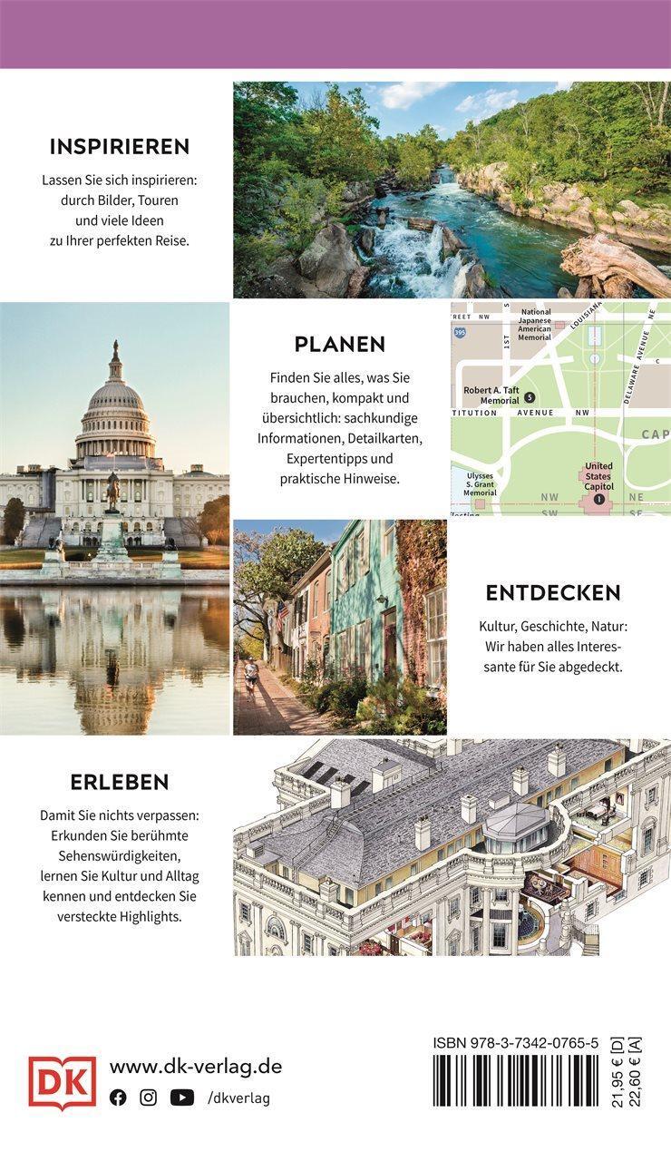 Rückseite: 9783734207655 | Vis-à-Vis Reiseführer Washington, DC | DK Verlag - Reise | Taschenbuch